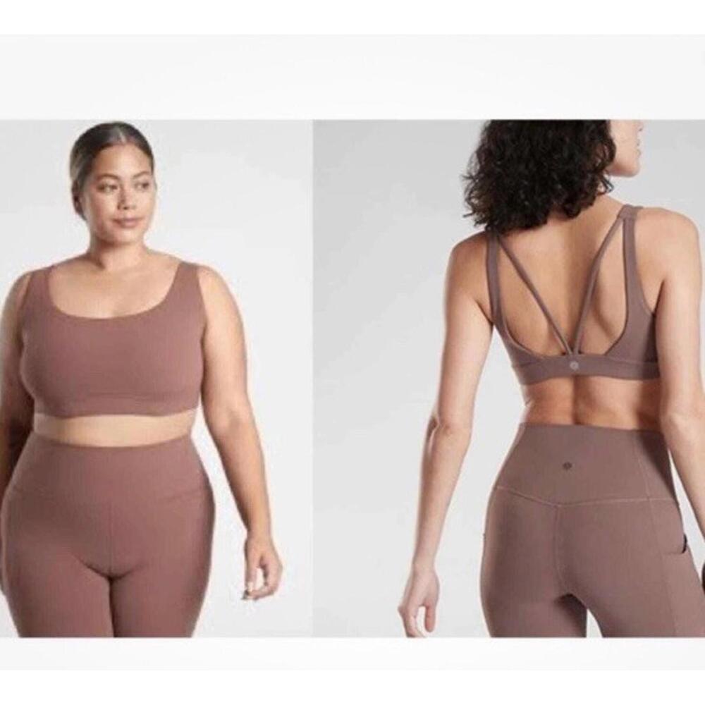 Athleta Brown Sports Bra